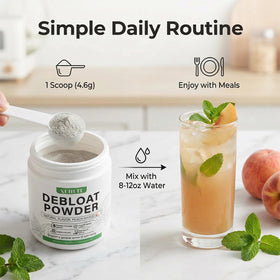 YFDSRF Poudre de Soutien daily 200g - contenant ouvert avec cuillère