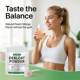 YFDSRF Poudre de Soutien daily 200g - cuillère de poudre dans un verre d'eau