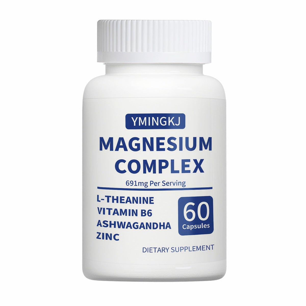 YMINGKJ complexe de magnésium 7-en-1 350mg capsules avant
