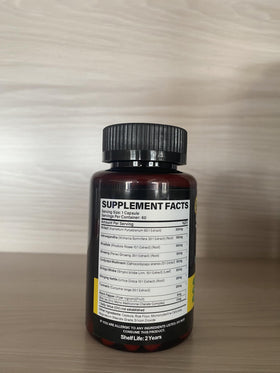 YMINGKJ Shilajit Capsules 10 en 1 prise d'un côté