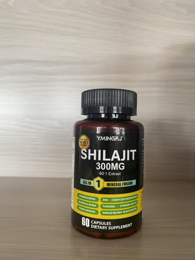 YMINGKJ Shilajit Capsules avec ingrédients listés