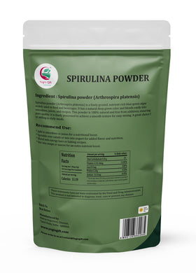 YOGI’S GIFT Poudre de Spiruline 921 g en utilisation dans un smoothie