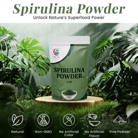 YOGI’S GIFT Poudre de Spiruline 921 g vue arrière avec informations nutritionnelles