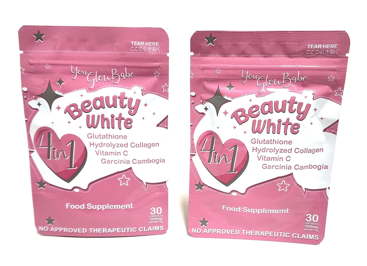 You Glow Babe 4 en 1 Glutathione complément alimentaire 30 capsules