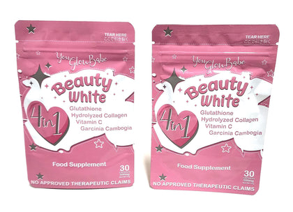 You Glow Babe 4 en 1 Glutathione complément alimentaire 30 capsules