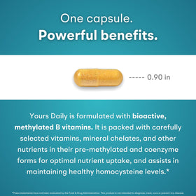 You Vites Multivitamine Méthylée 60 Capsules - Boîte ouverte avec capsules