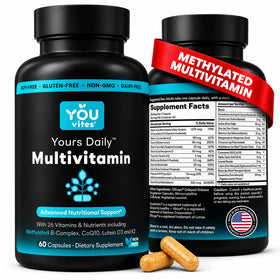 You Vites Multivitamine Méthylée 60 Capsules - Vue de face