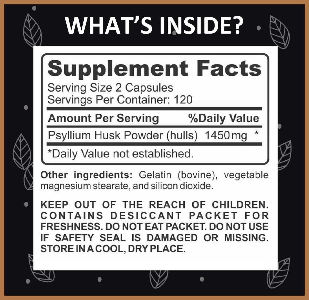 YouFit Nutrition Psyllium capsule bottle with label
