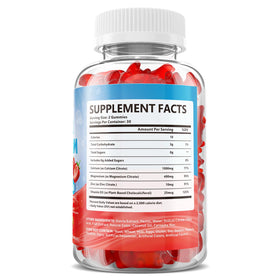 Youlikee Gummies Calcium Magnésium Zinc 1000mg D3 en gros plan