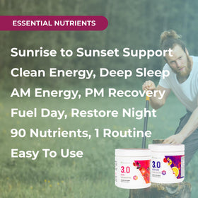 Youngevity 3.0 Rise & Restore 640g en situation sur une table