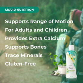 Youngevity Beyond Osteo-FX flacon ouvert montrant le liquide