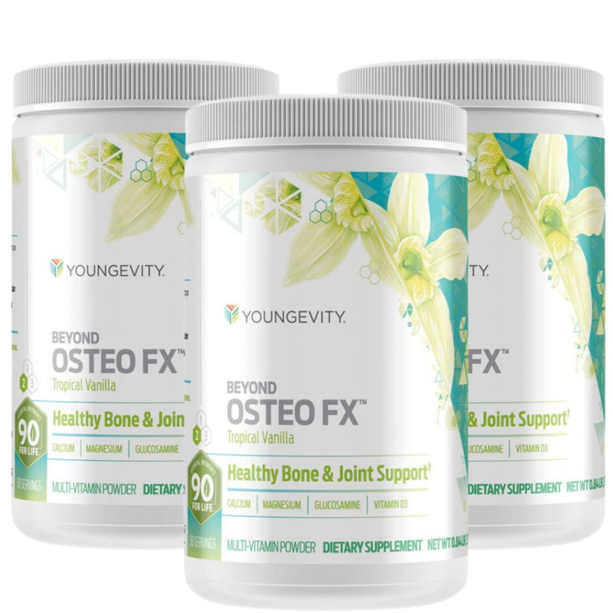 Youngevity Beyond Osteo FX Poudre de soutien osseux 1340g vue de face