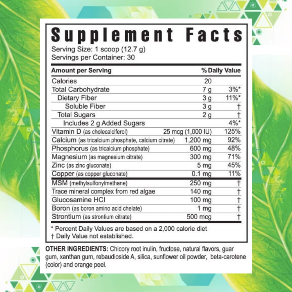 Youngevity Beyond Osteo FX poudre support osseux contenu