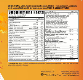 Youngevity Beyond Tangy Tangerine 2.5 contenant de 1120g
