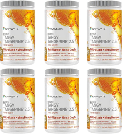 Youngevity Beyond Tangy Tangerine 2.5 Poudre Multivitaminée en canister