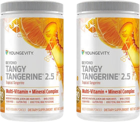 Youngevity Beyond Tangy Tangerine 2.5 poudre multivitaminée vue avant