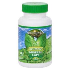 Youngevity Capsules Minérales 70+ Minéraux Trace, vue avant de l'emballage