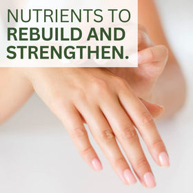 Youngevity Cheveux, Peau et Ongles ouvert avec capsules visibles