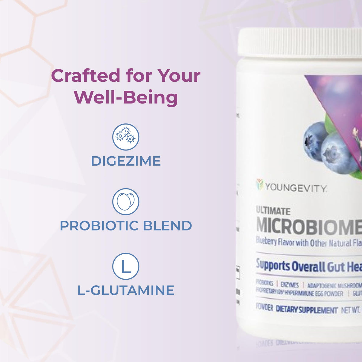 Youngevity Complément Alimentaire Microbiome - présentation des capsules