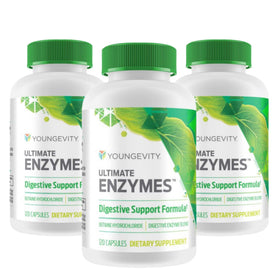 Youngevity Complément Alimentaire Multi-Enzymes 120 Capsules vue avant
