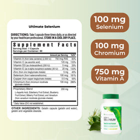 Youngevity Complément Sélénium 90 Capsules côté