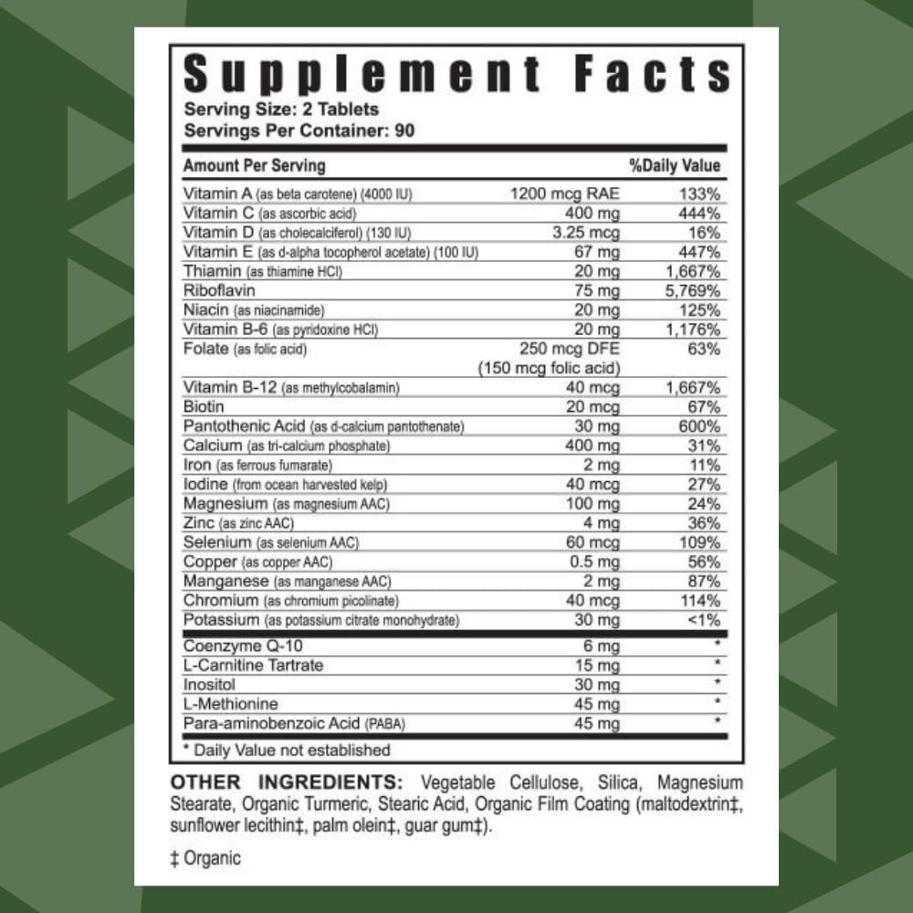 Youngevity Compléments Alimentaires Quotidiens 180 Capsules avec étiquette