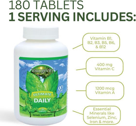 Youngevity Compléments Alimentaires Quotidiens 180 Capsules en boîte