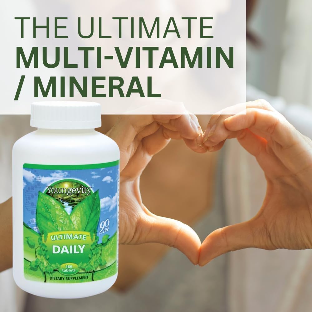 Youngevity Compléments Alimentaires Quotidiens 180 Capsules en usage