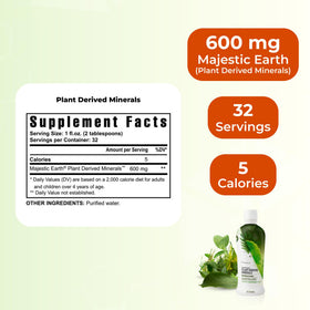 Youngevity complexe liquide multi-minéraux 32 fl oz dos du flacon