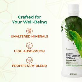 Youngevity complexe liquide multi-minéraux 32 fl oz en usage