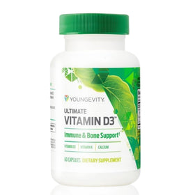 Youngevity D3 K2 5000 UI 60 Capsules vue de face