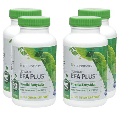 Youngevity EFA Plus Omega 3 6 9 bouteille vue de face
