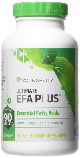 Youngevity EFA Plus Omega 3 6 9 gélules avec étiquette