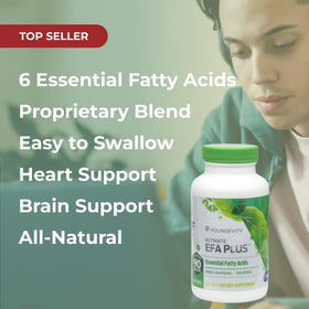 Youngevity EFA Plus Omega 3 6 9 gélules ouvertes