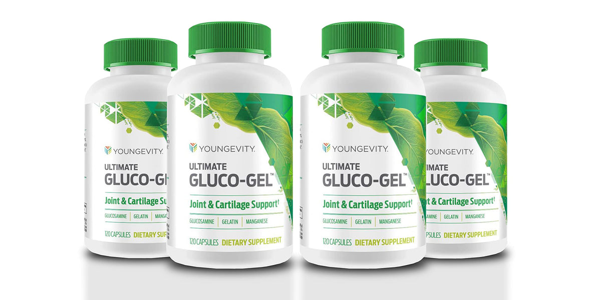 Youngevity Gluco-Gel 120 capsules vue de face