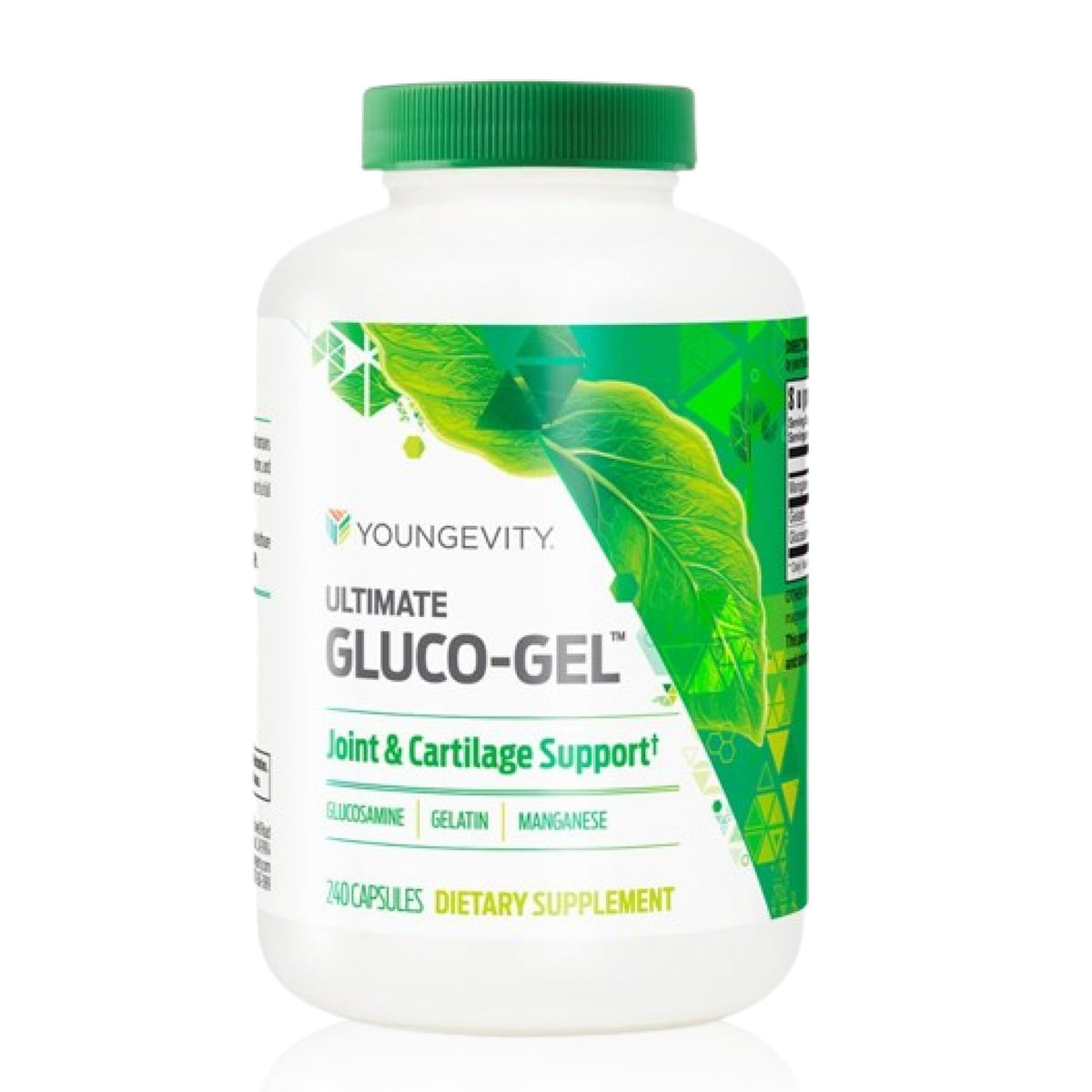 Youngevity Gluco-Gel 240 capsules vue de face