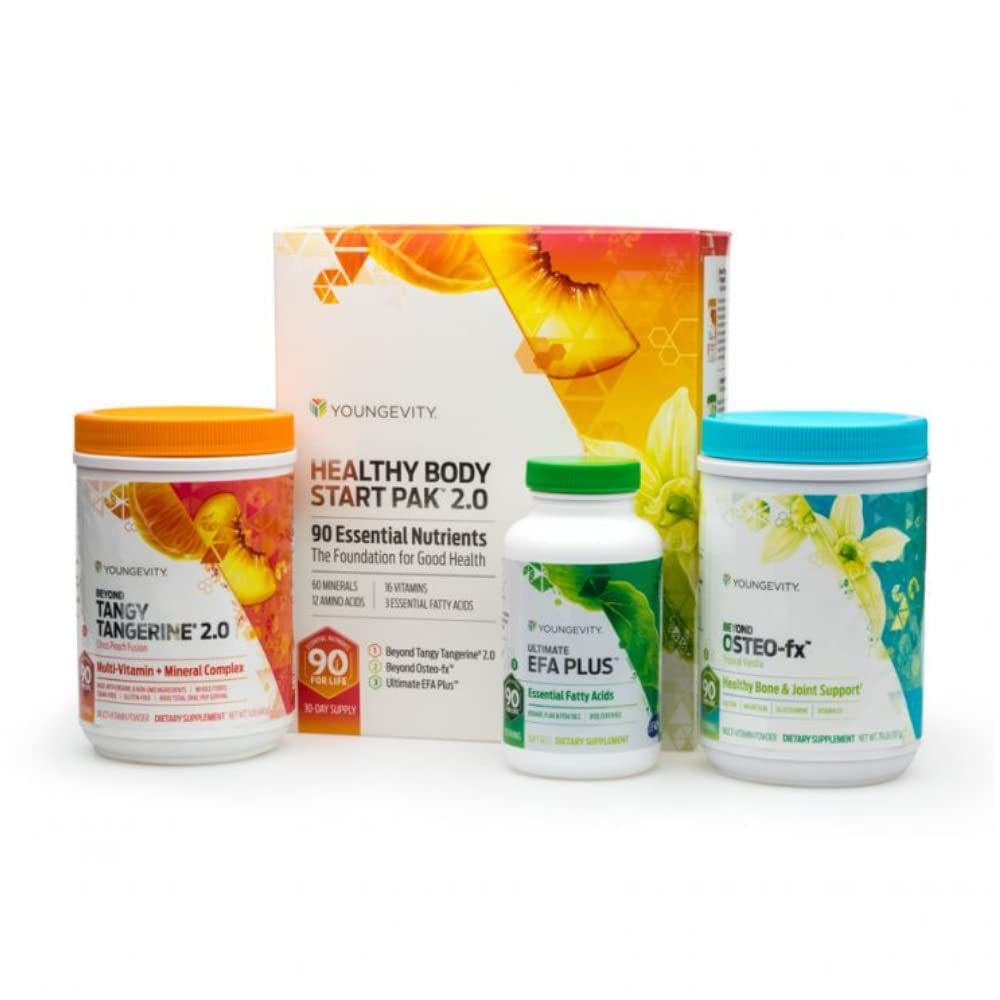 Youngevity Healthy Body Start Pak 2.0 devant avec emballage