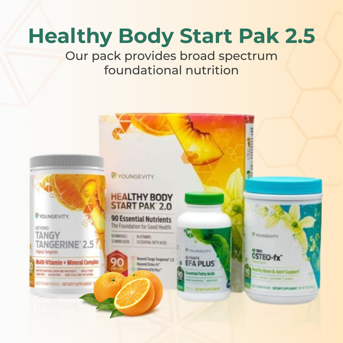 Youngevity Healthy Body Start Pak 2.5 produits inclus
