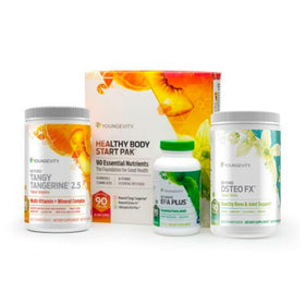 Youngevity Healthy Body Start Pak 2.5 vue avant avec emballage