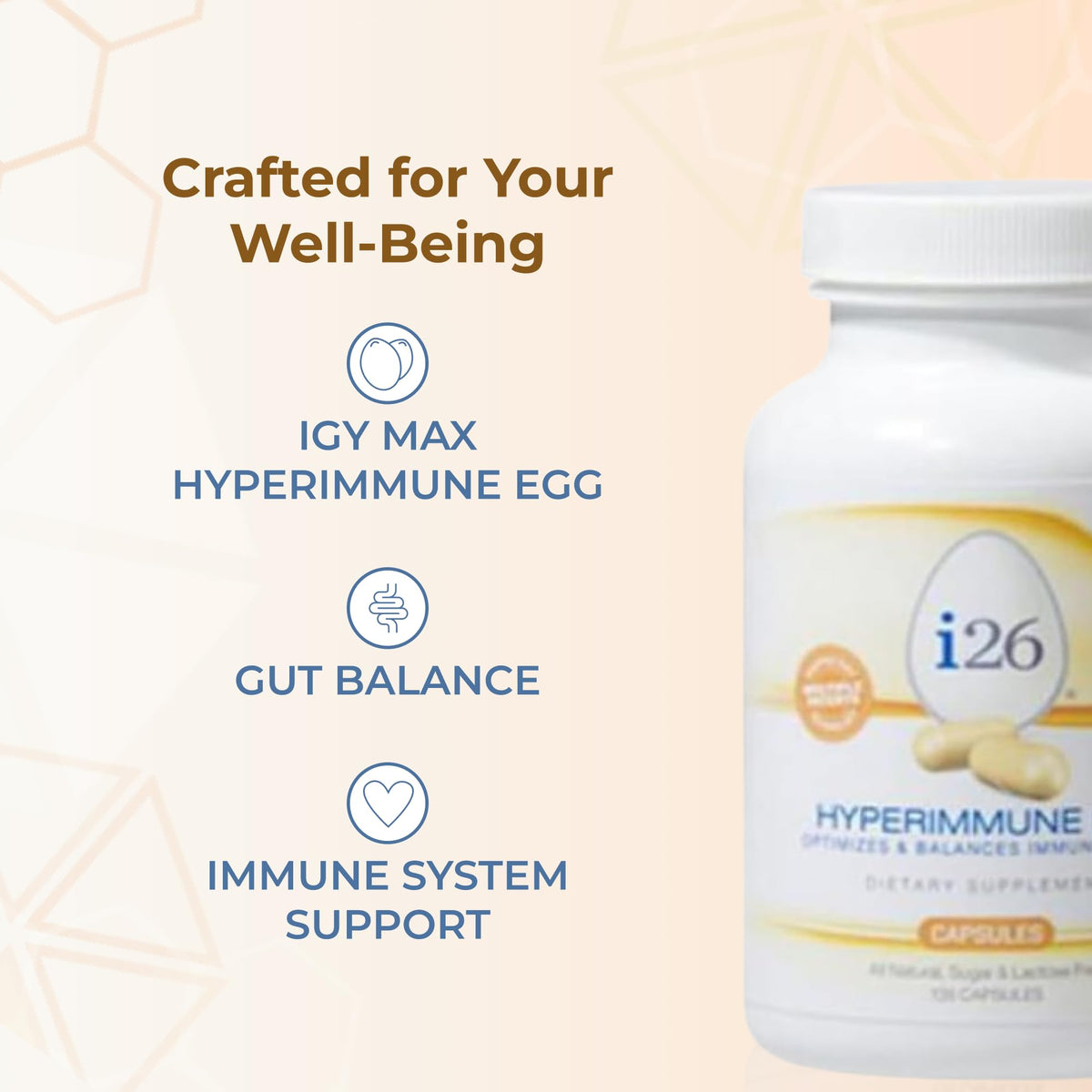 Youngevity i26 Complément Alimentaire ouvert avec capsules visibles
