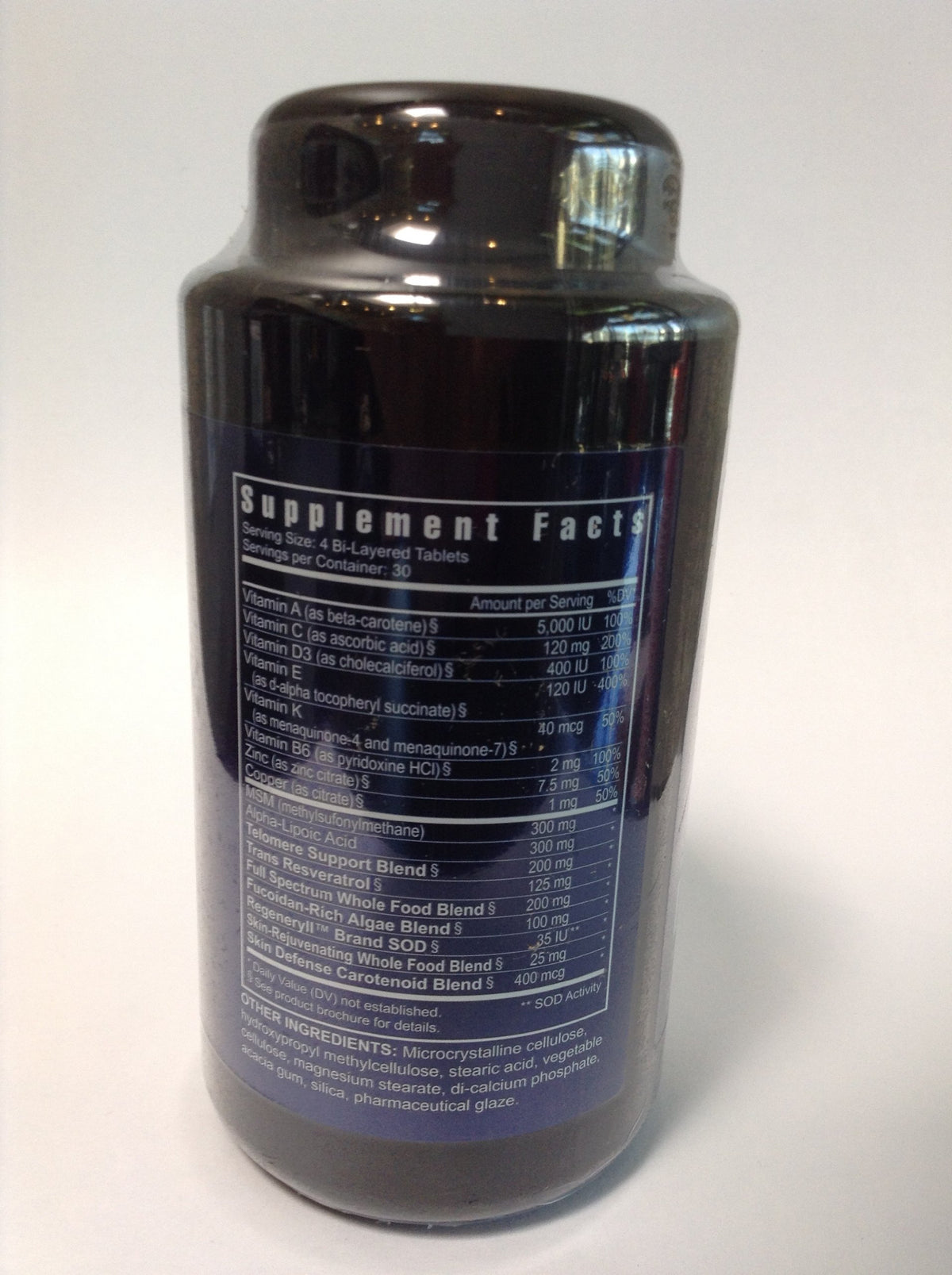 Youngevity Imortalium 120 comprimés, présentation des comprimés