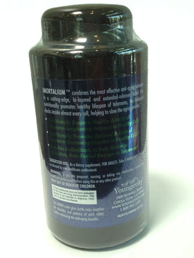 Youngevity Imortalium 120 comprimés, vue arrière du packaging