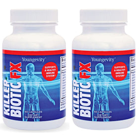 Youngevity Killer Biotic FX 120 capsules vue avant