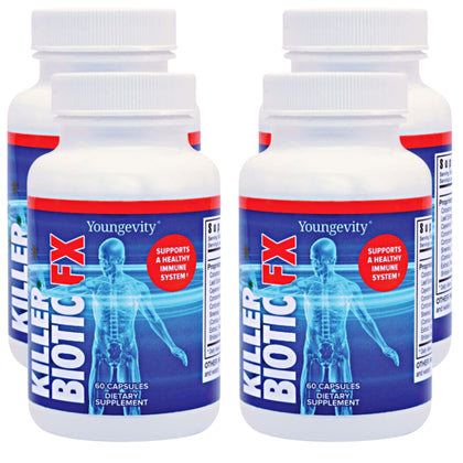 Youngevity Killer Biotic FX 4 capsules en boîte
