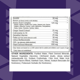 Youngevity Multivitamine Liquide avec étiquette et dosage