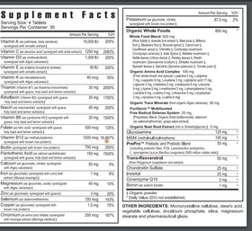 Youngevity Multivitamines 120 Comprimés vue de face