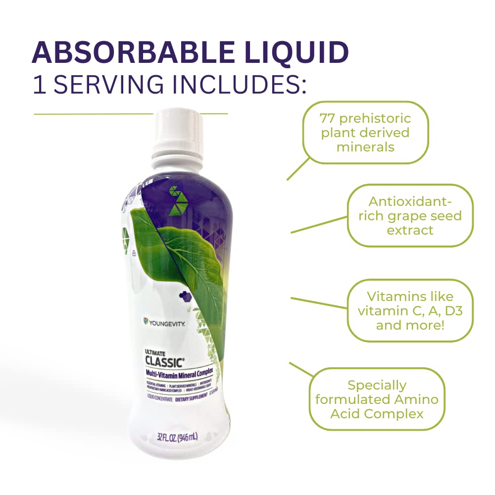 Youngevity Multivitamines Liquides en utilisation quotidienne