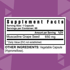 Youngevity Muscadine Grape Seed 650 mg emballage