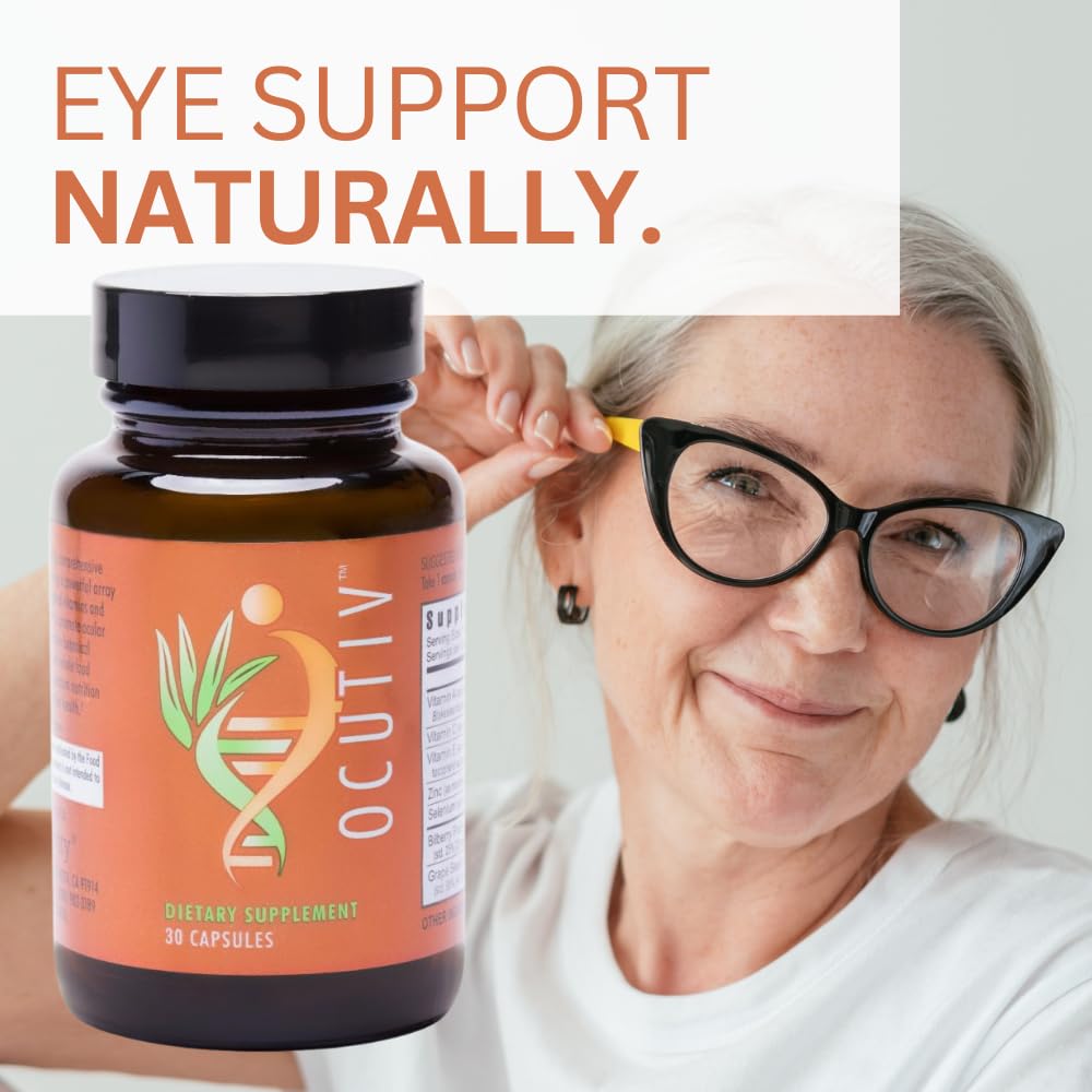 Youngevity Ocutiv Complément Alimentaire pour les Yeux bouteille vue de côté