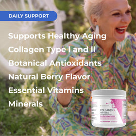Youngevity Poudre de Collagène Peptides avec fruits frais